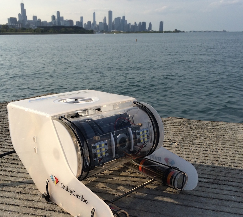 OpenROV meets Lake Michigan.