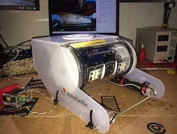 OpenROV fully assembled.