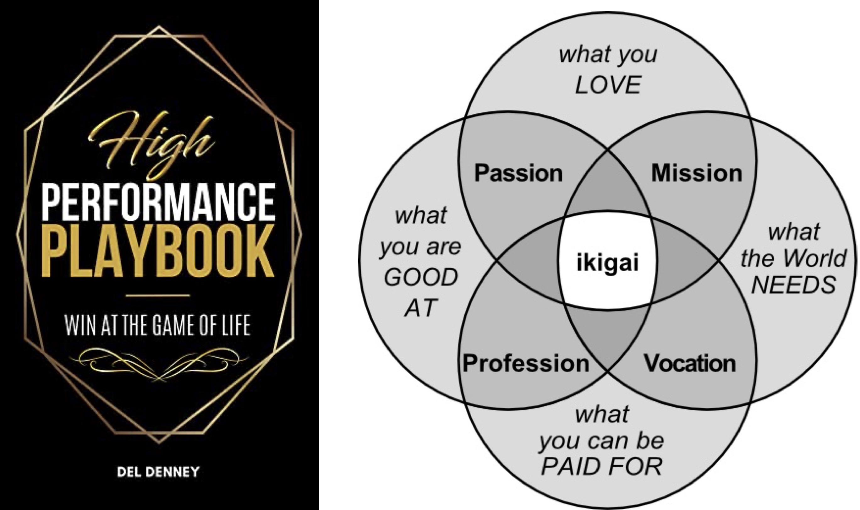 Ikigai and the High Performance Playbook by Del Denney