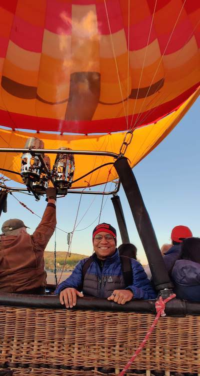 Balloon ride, northern Phoenix, Ray Hightower