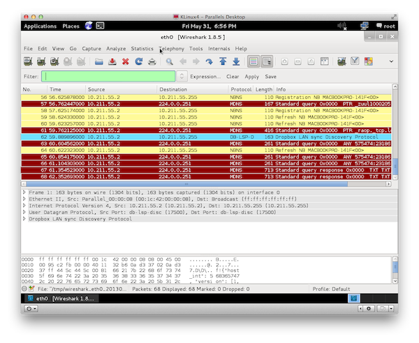 wireshark linux